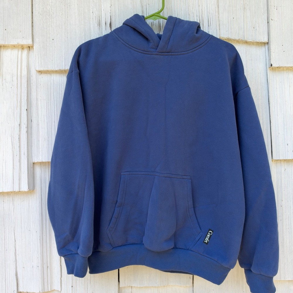 Comfrt Blue Oversized Pullover Hoodie Sweatshirt Womens XL RN170537